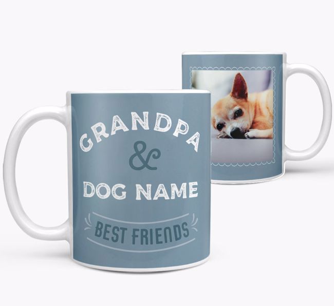 Grandpa's Best Friend: Personalized {breedCommonName} Mug